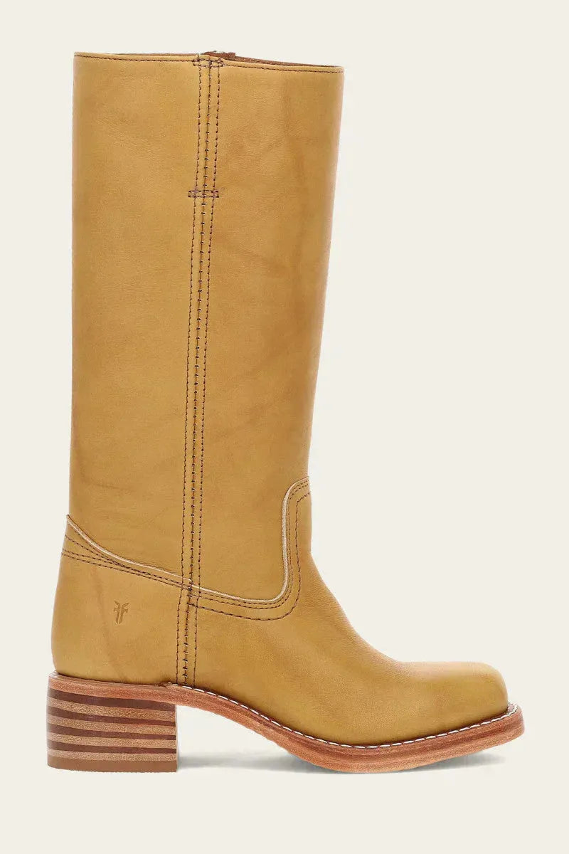 Women's Casual Vintage Boots with Block Heel