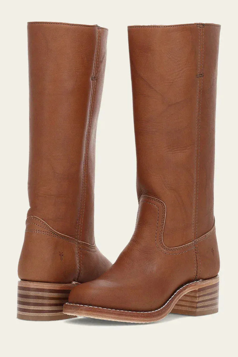 Women's Casual Vintage Boots with Block Heel