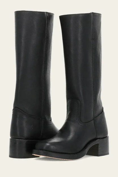 Women's Casual Vintage Boots with Block Heel