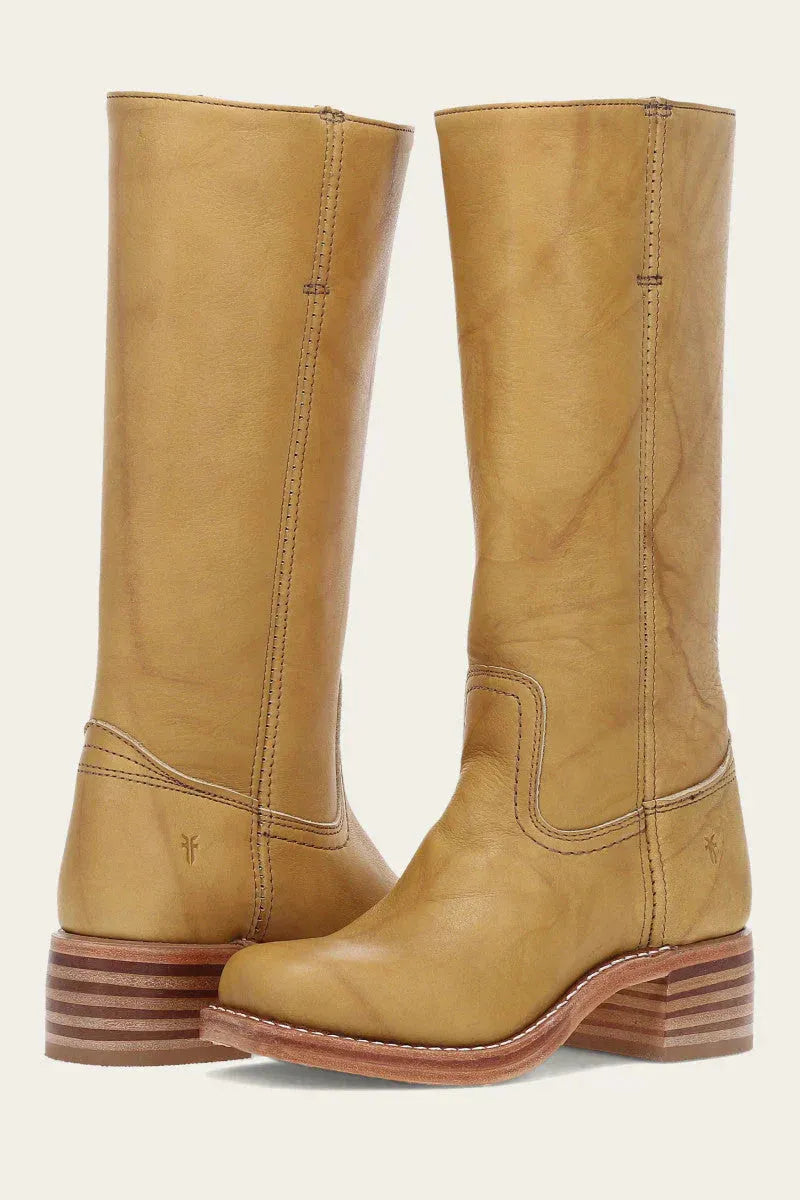 Women's Casual Vintage Boots with Block Heel