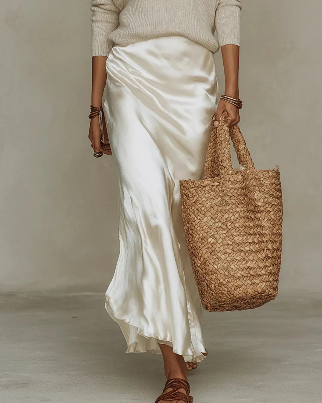 Women's Elegant Casual Maxi Wedding Guest Dress with Sweater
