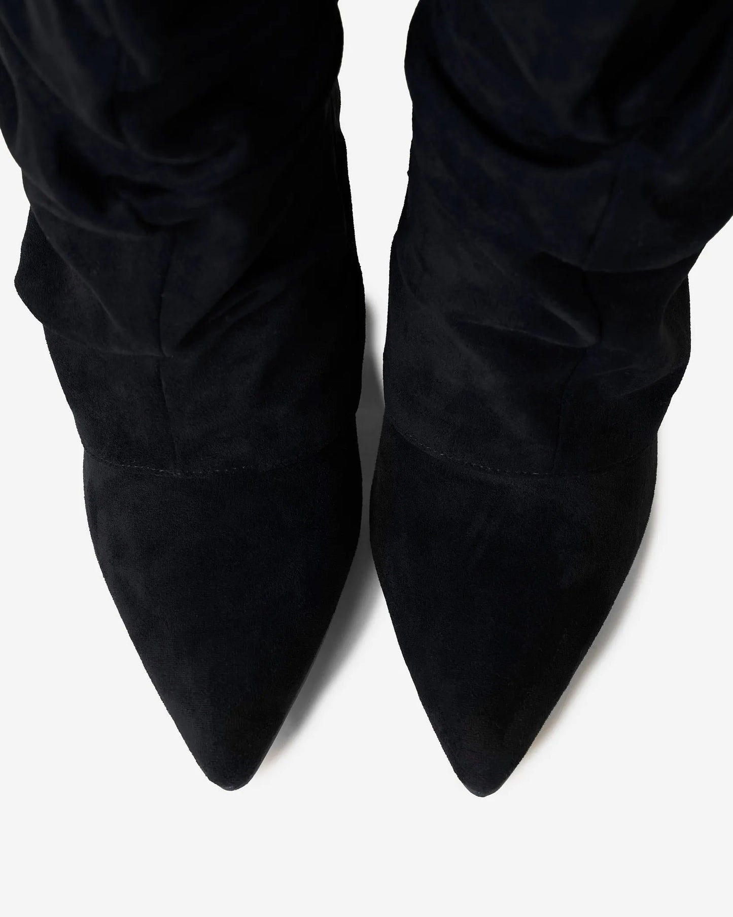 Women's Knee High Slouch Boots with Buckle