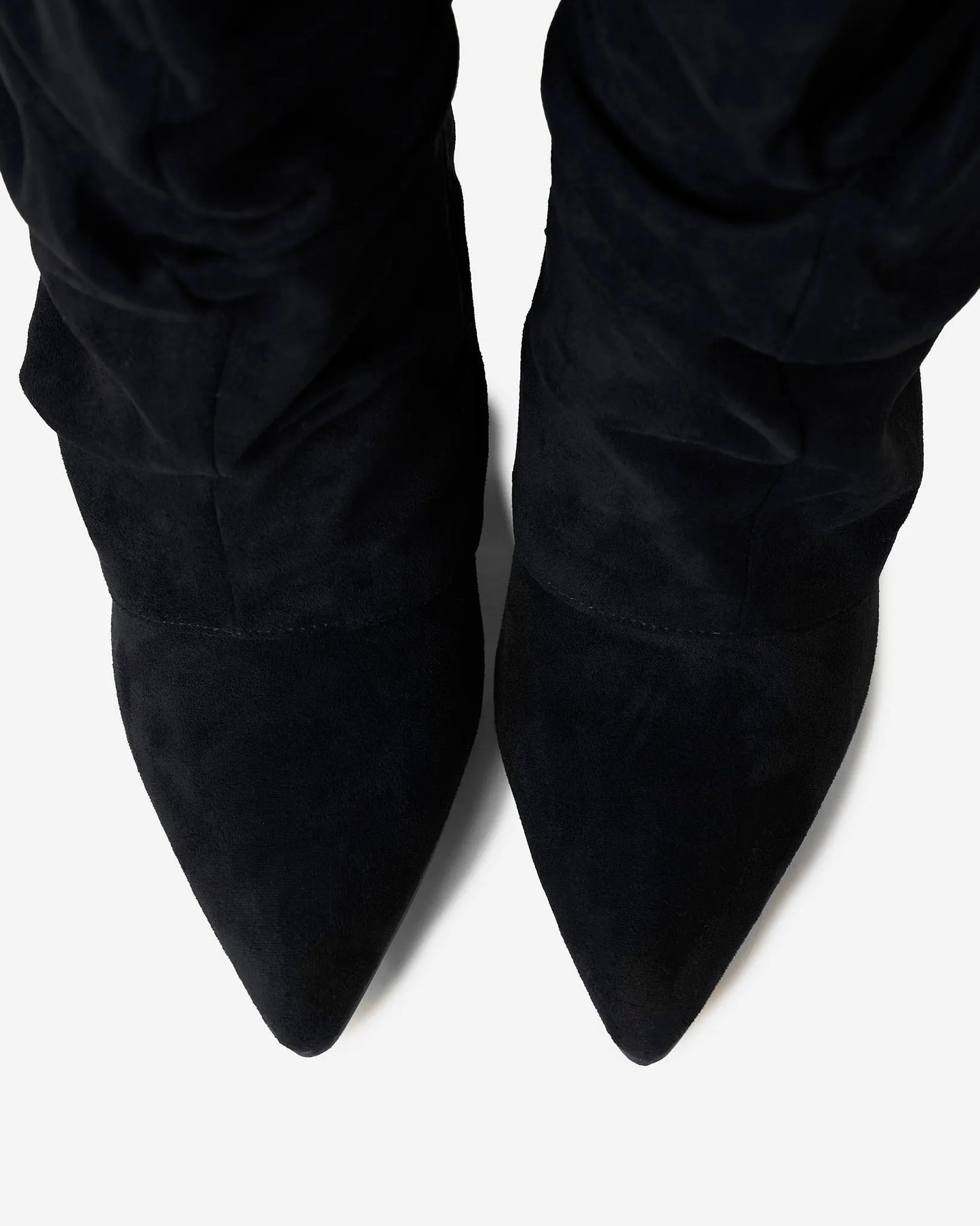 Women's Knee High Slouchy Boots with Hidden Heel