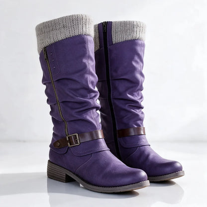 Women's Knee High Snow Boots with Fur Lined