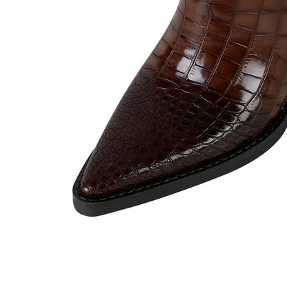 Women's Knee High Stylish Boots with Block Heel
