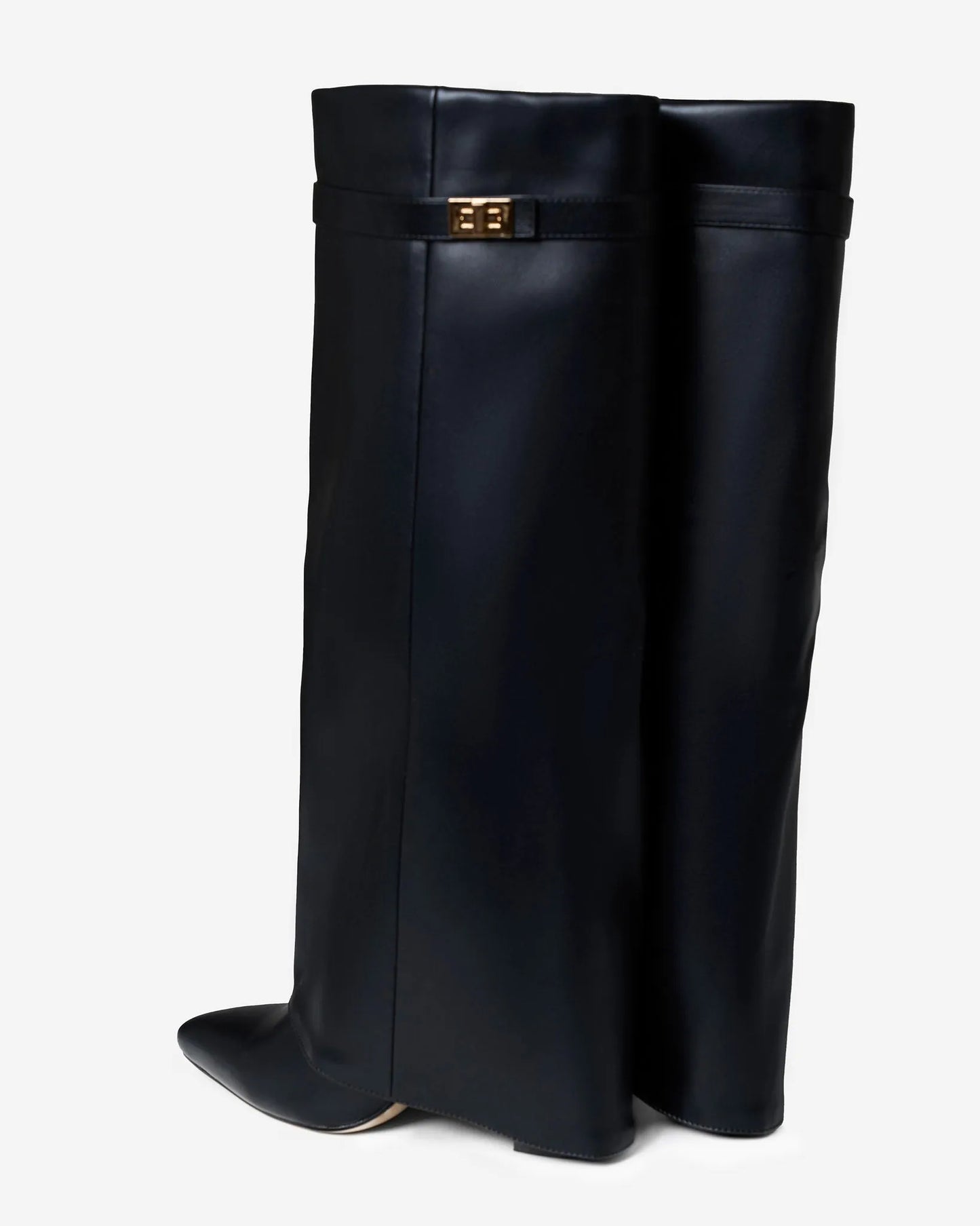 Women's Knee High Stylish Boots with Heeled Design
