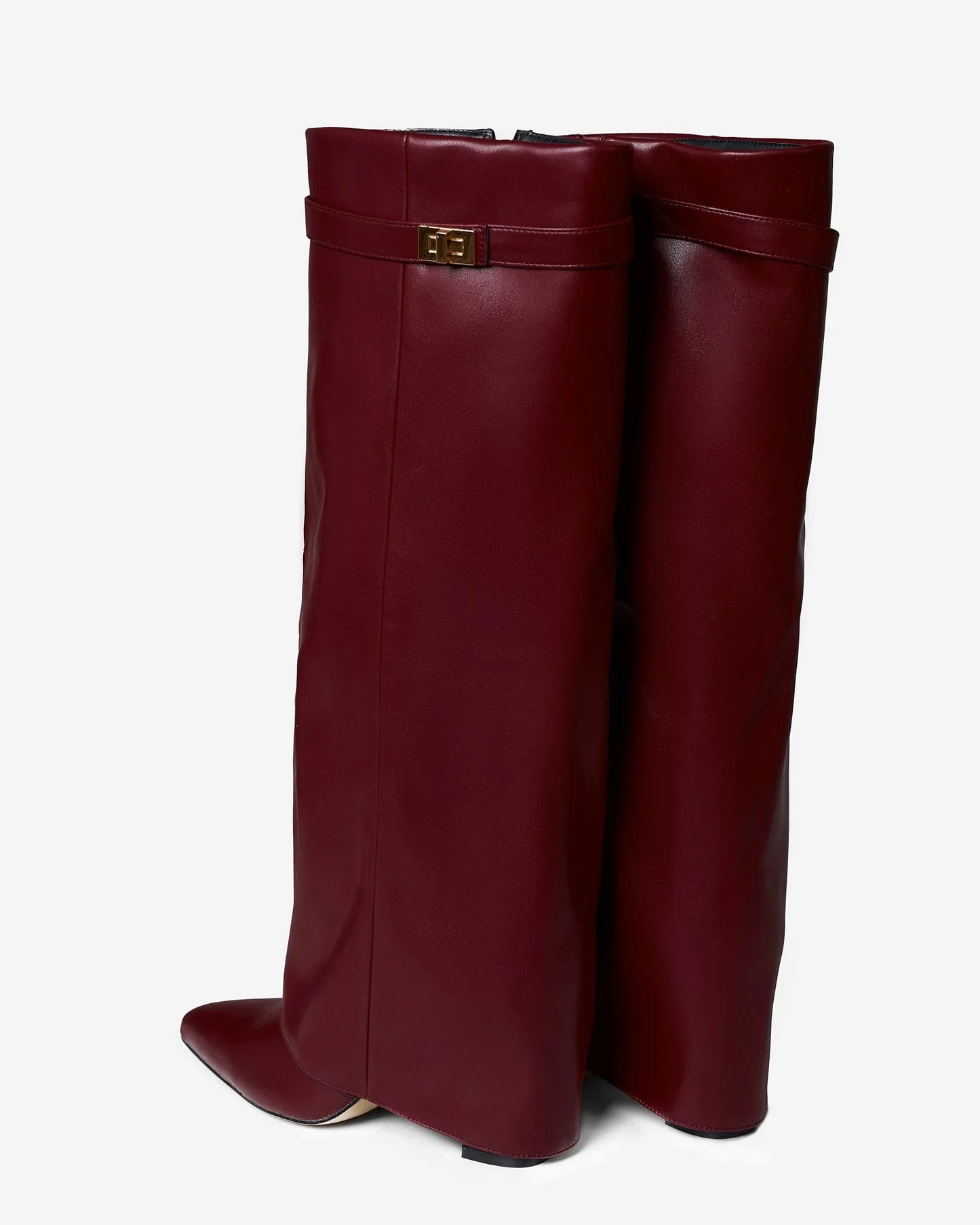 Women's Knee High Stylish Boots with Heeled Design