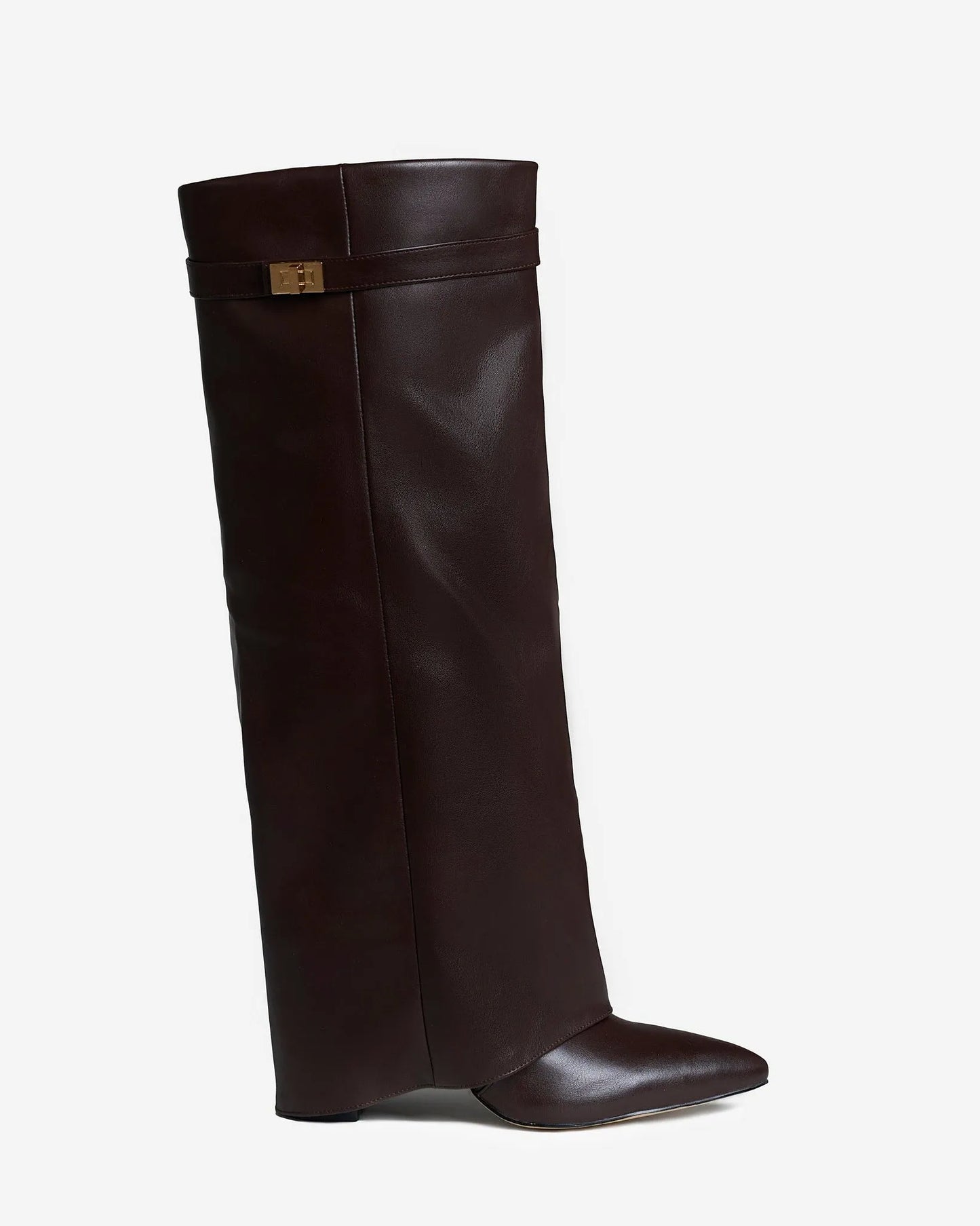 Women's Knee High Stylish Boots with Heeled Design