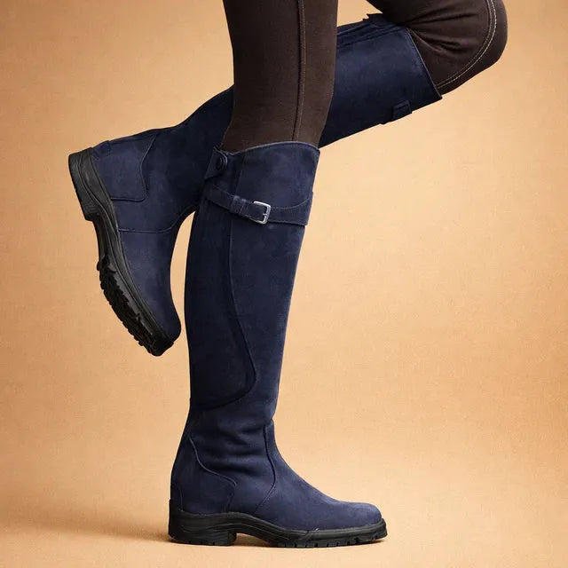 Women's Knee High Stylish Boots with Low Heel
