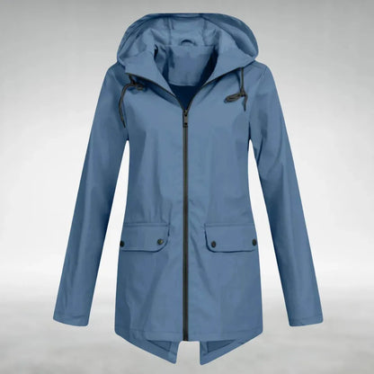 Women’s Lightweight Casual Waterproof Jacket with Hood