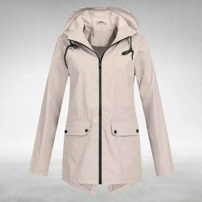 Women’s Lightweight Casual Waterproof Jacket with Hood