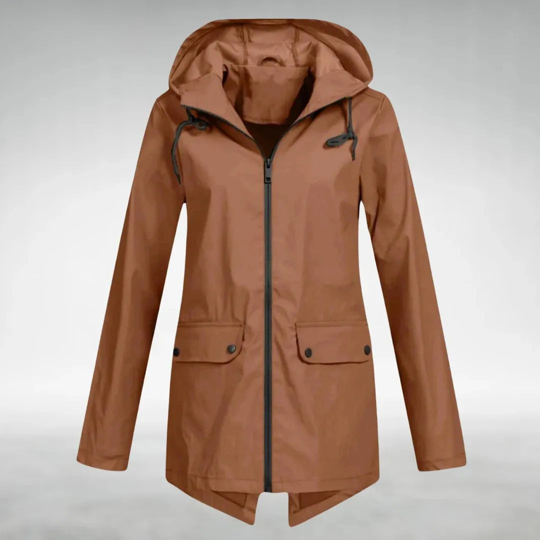 Women’s Lightweight Casual Waterproof Jacket with Hood