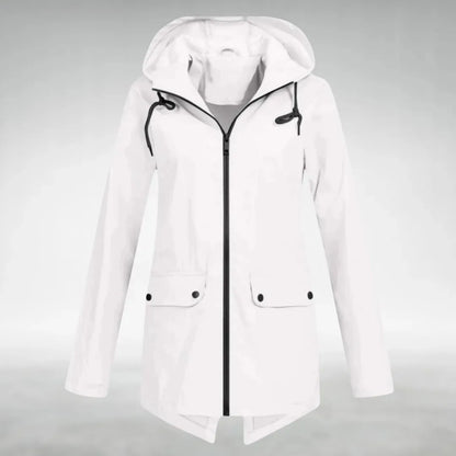 Women’s Lightweight Casual Waterproof Jacket with Hood