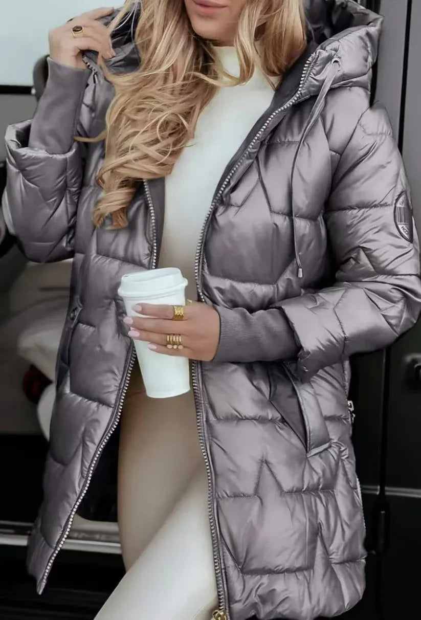 Women’s Lightweight Padded Coat with Hood