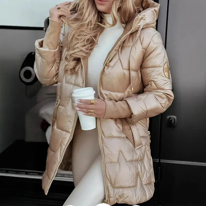 Women’s Lightweight Padded Coat with Hood