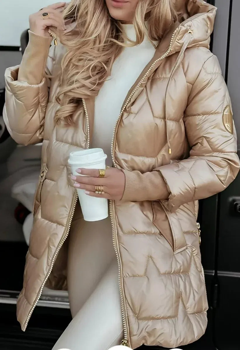 Women’s Lightweight Padded Coat with Hood