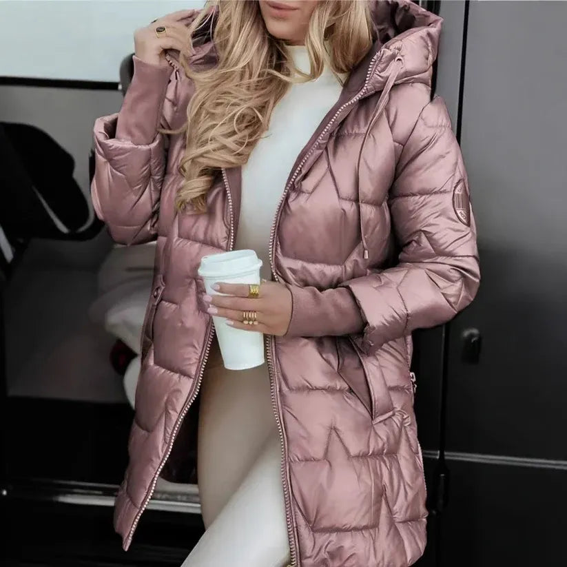 Women’s Lightweight Padded Coat with Hood