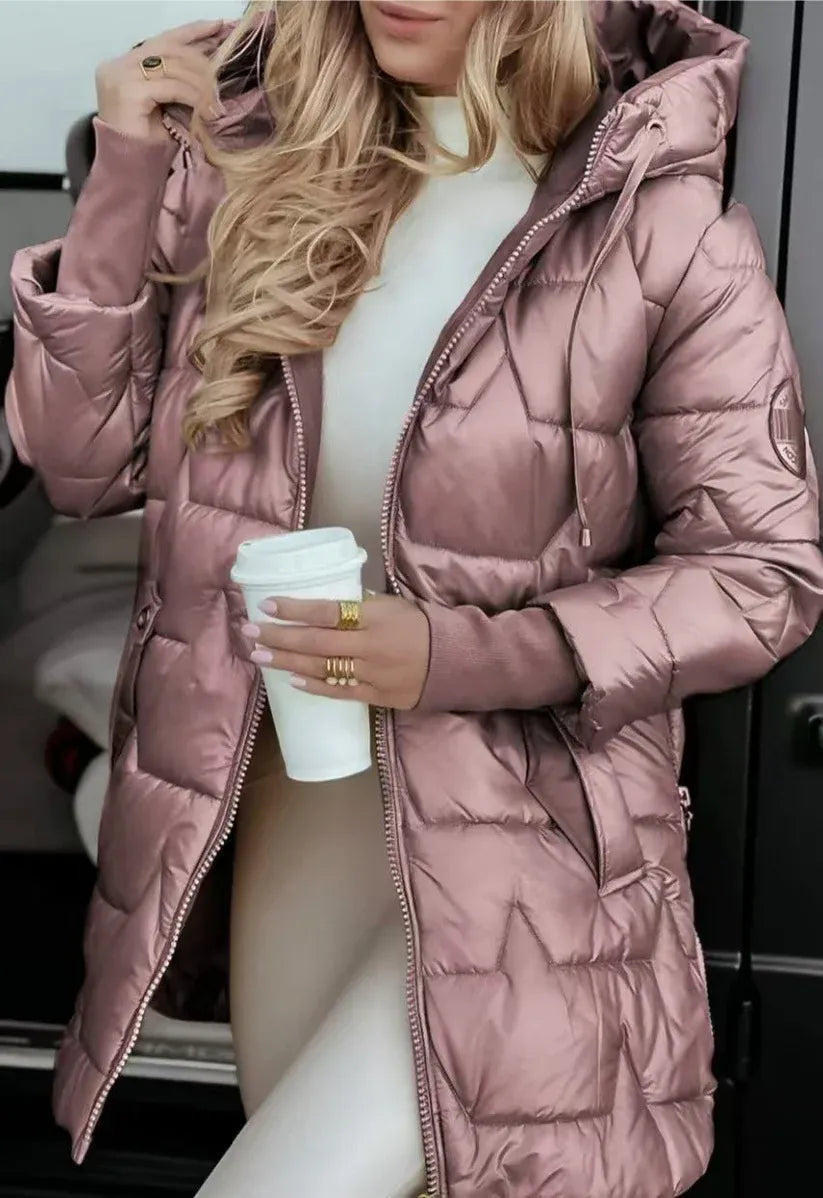 Women’s Lightweight Padded Coat with Hood