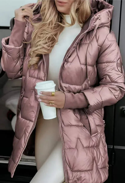 Women’s Lightweight Padded Coat with Hood
