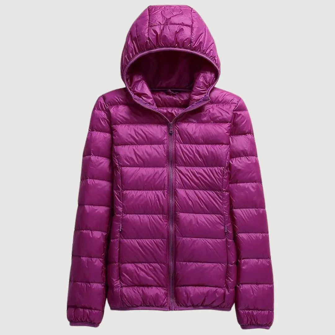 Women’s Lightweight Padded Winter Jacket with Hood