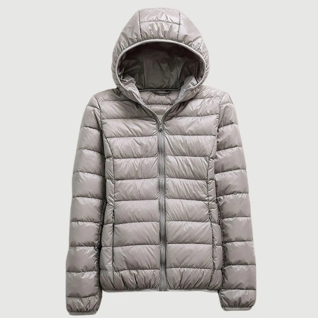 Women’s Lightweight Padded Winter Jacket with Hood