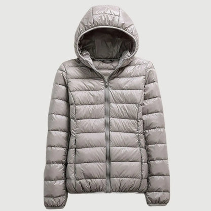 Women’s Lightweight Padded Winter Jacket with Hood