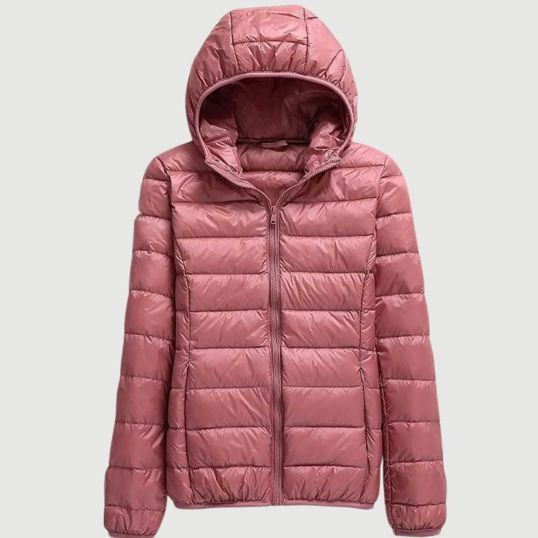 Women’s Lightweight Padded Winter Jacket with Hood