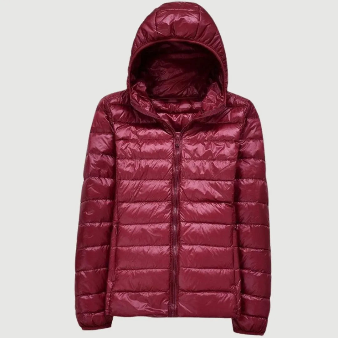 Women’s Lightweight Padded Winter Jacket with Hood