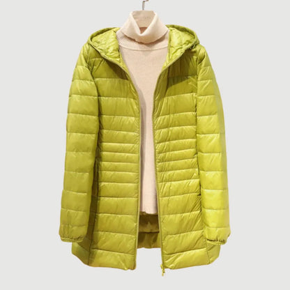 Women’s Lightweight Padded Winter Jacket with Hood