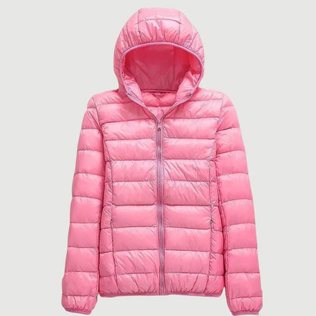 Women’s Lightweight Padded Winter Jacket with Hood