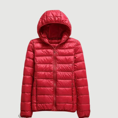 Women’s Lightweight Padded Winter Jacket with Hood