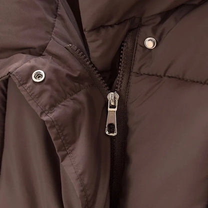 Women’s Lightweight Padded Winter Jacket with Zip-Up