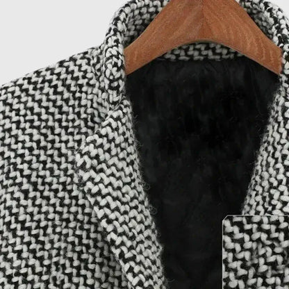 Women’s Long Casual Coat with Button Closure