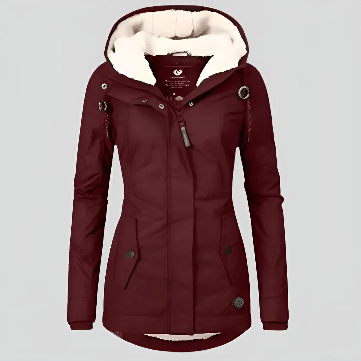 Women’s Long Casual Winter Jacket with Hood