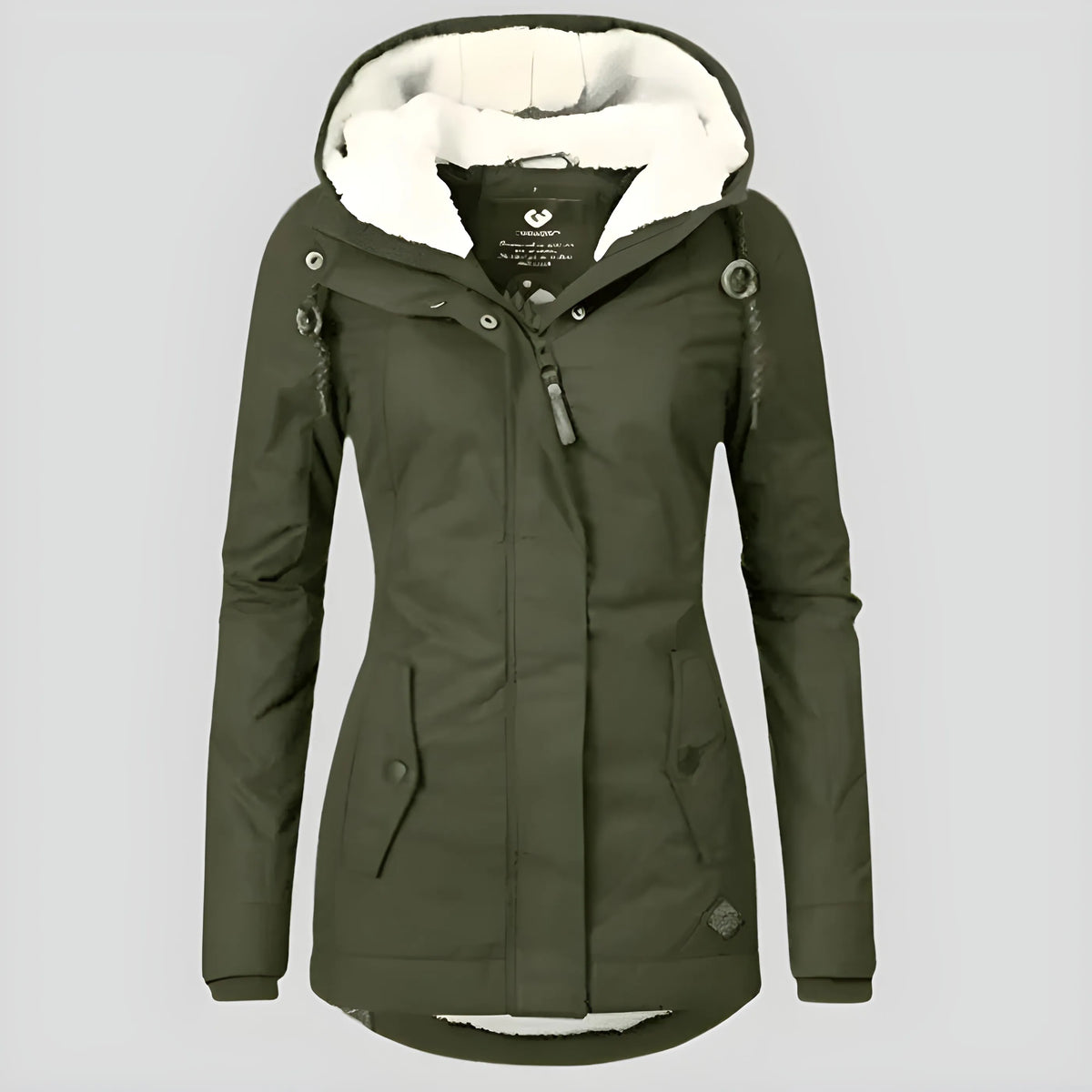 Women’s Long Casual Winter Jacket with Hood