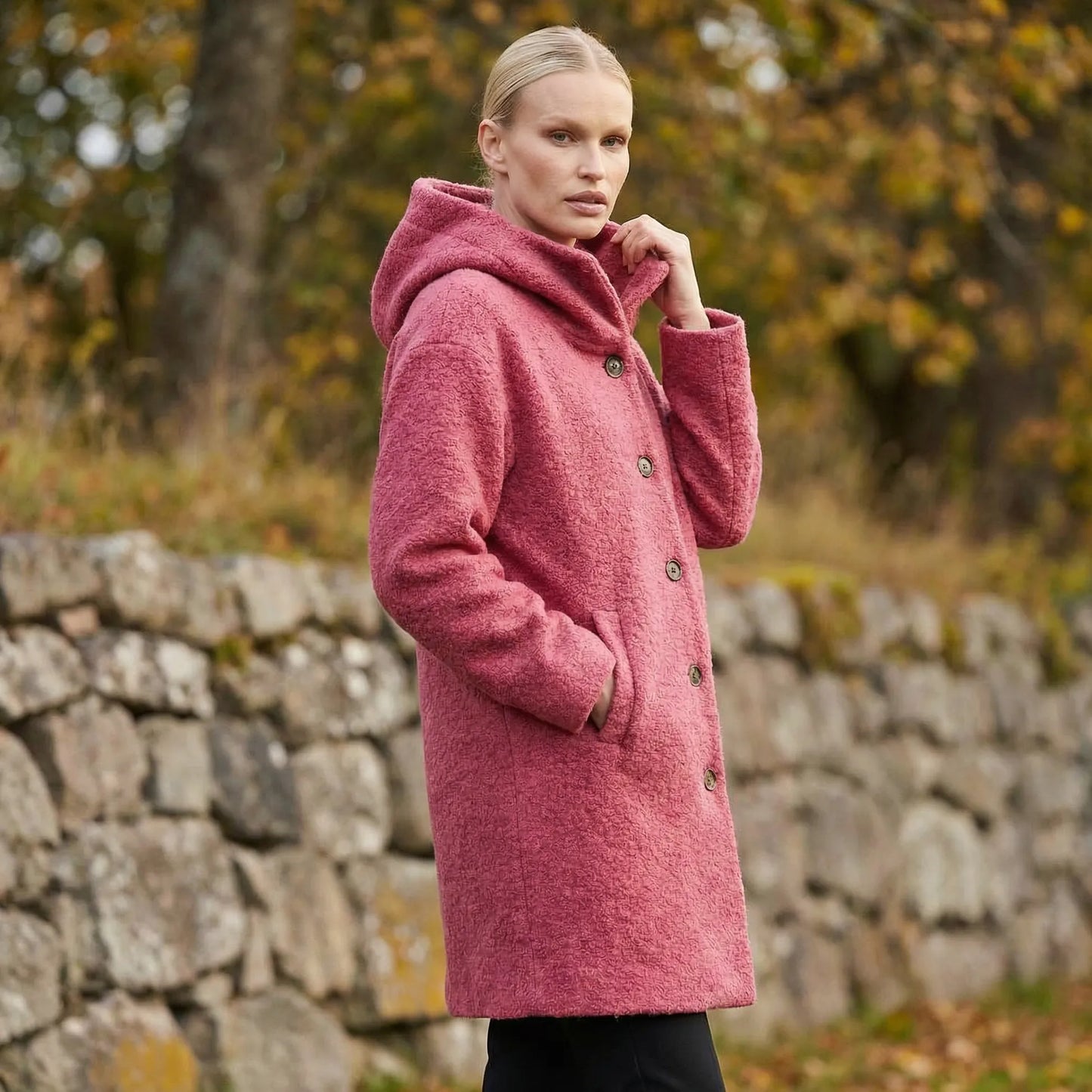 Women’s Long Padded Coat with Hood
