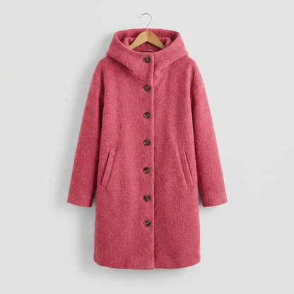 Women’s Long Padded Coat with Hood