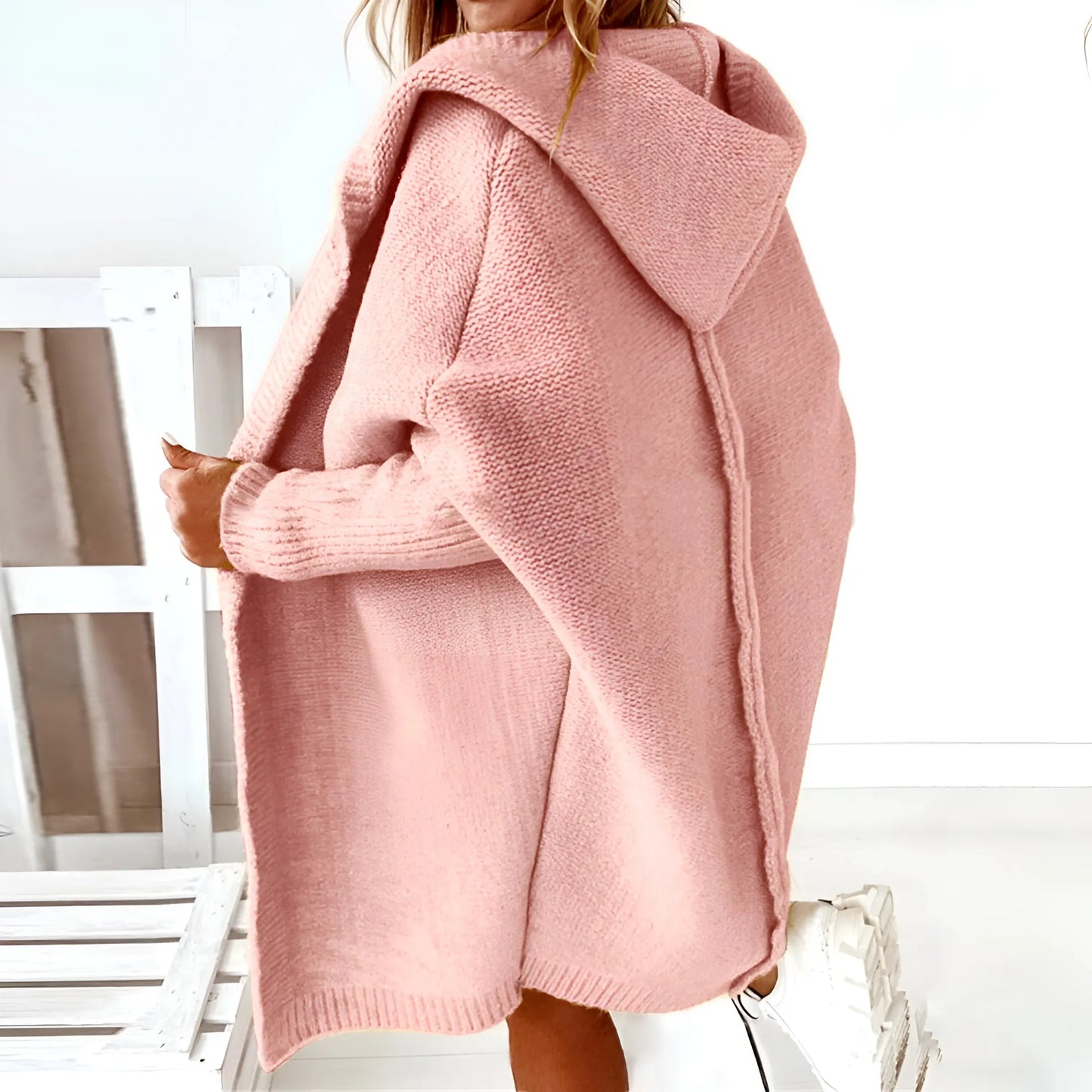 Women's Oversized Casual Coat with Hood