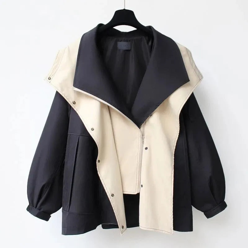 Women’s Oversized Casual Waterproof Jacket with Hood