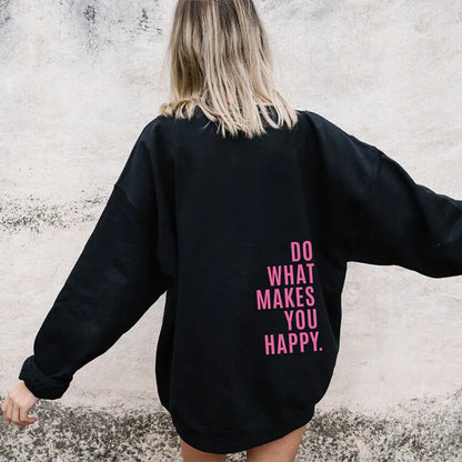 Women's Oversized Graphic Hoodie with Drawstring