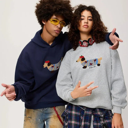 Women's Oversized Hoodie with Balloon Sleeves and Relaxed Fit