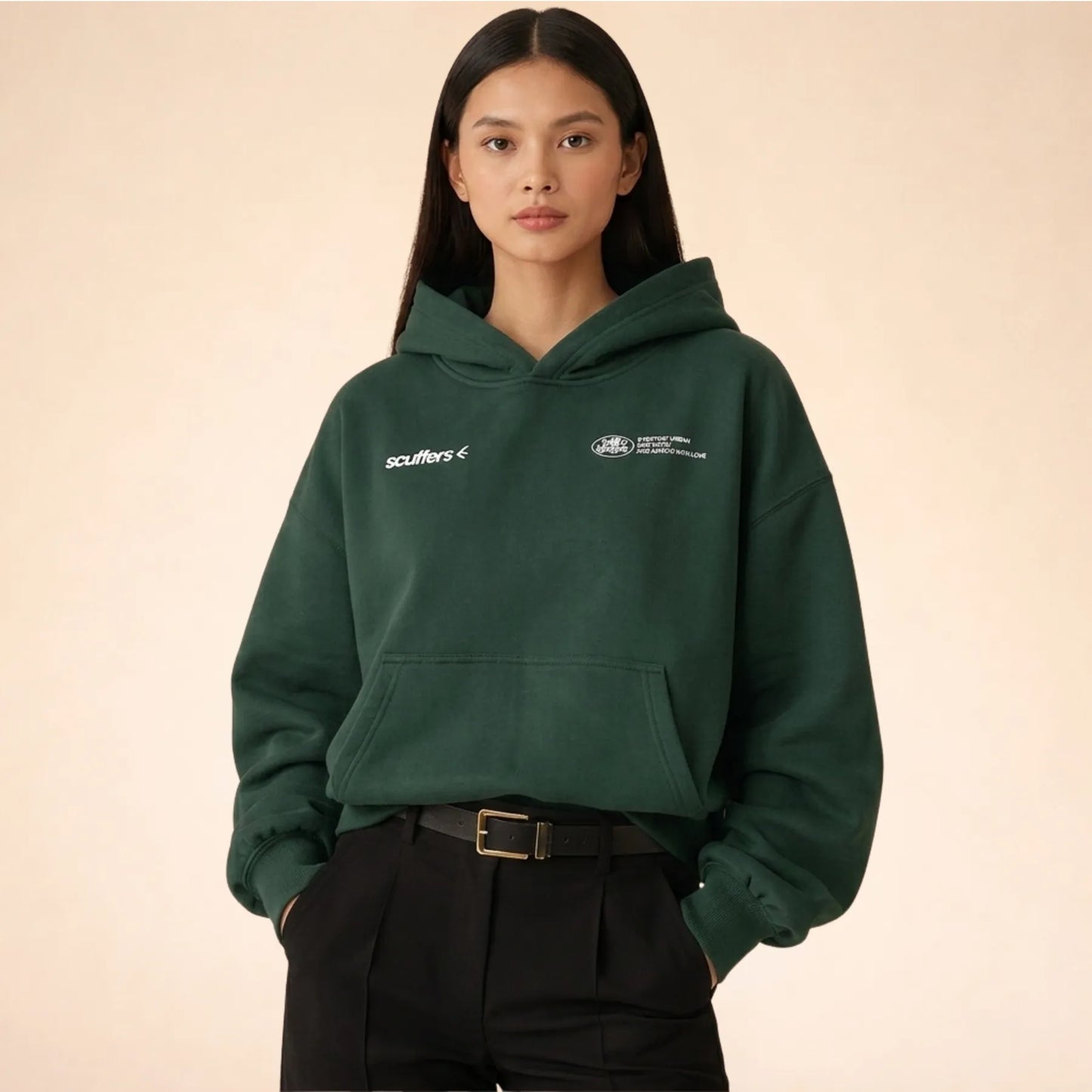 Women's Oversized Hoodie with Soft Touch Fabric and Relaxed Fit
