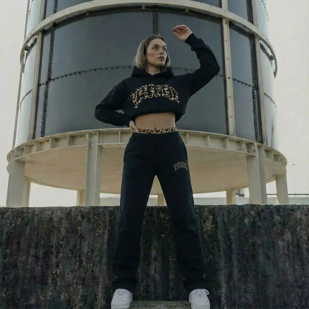 Women's Oversized Relaxed Fit Hoodie Set with Trousers