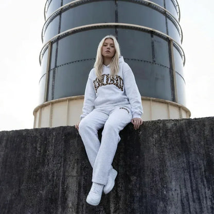 Women's Oversized Relaxed Fit Hoodie Set with Trousers