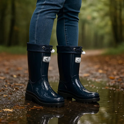 Women's Platform Waterproof Boots with Non Slip Sole
