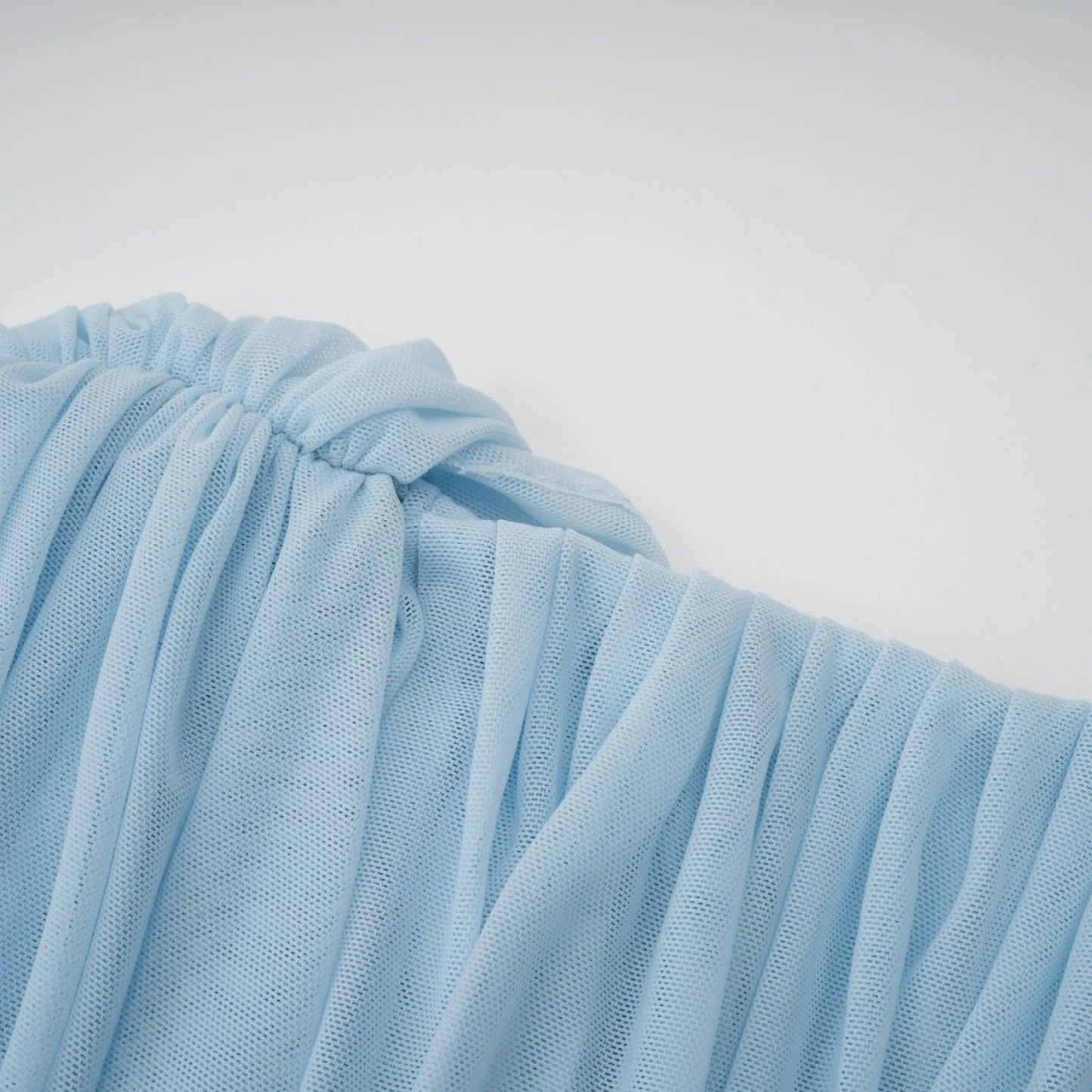 Women's Pleated Elegant Maxi Wedding Guest Dress with Crew Neck