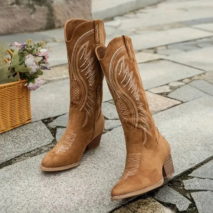Women's Stylish Casual Boots with Block Heel