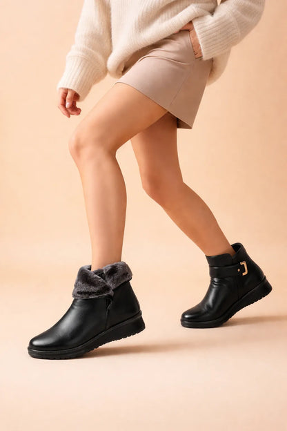 Women's Stylish Casual  Boots with Fur Lining
