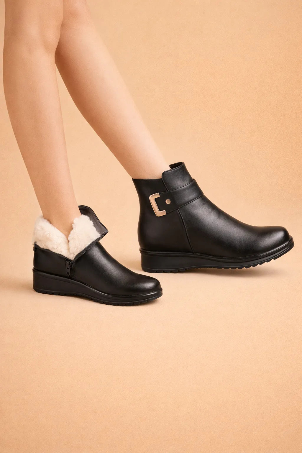 Women's Stylish Casual  Boots with Fur Lining