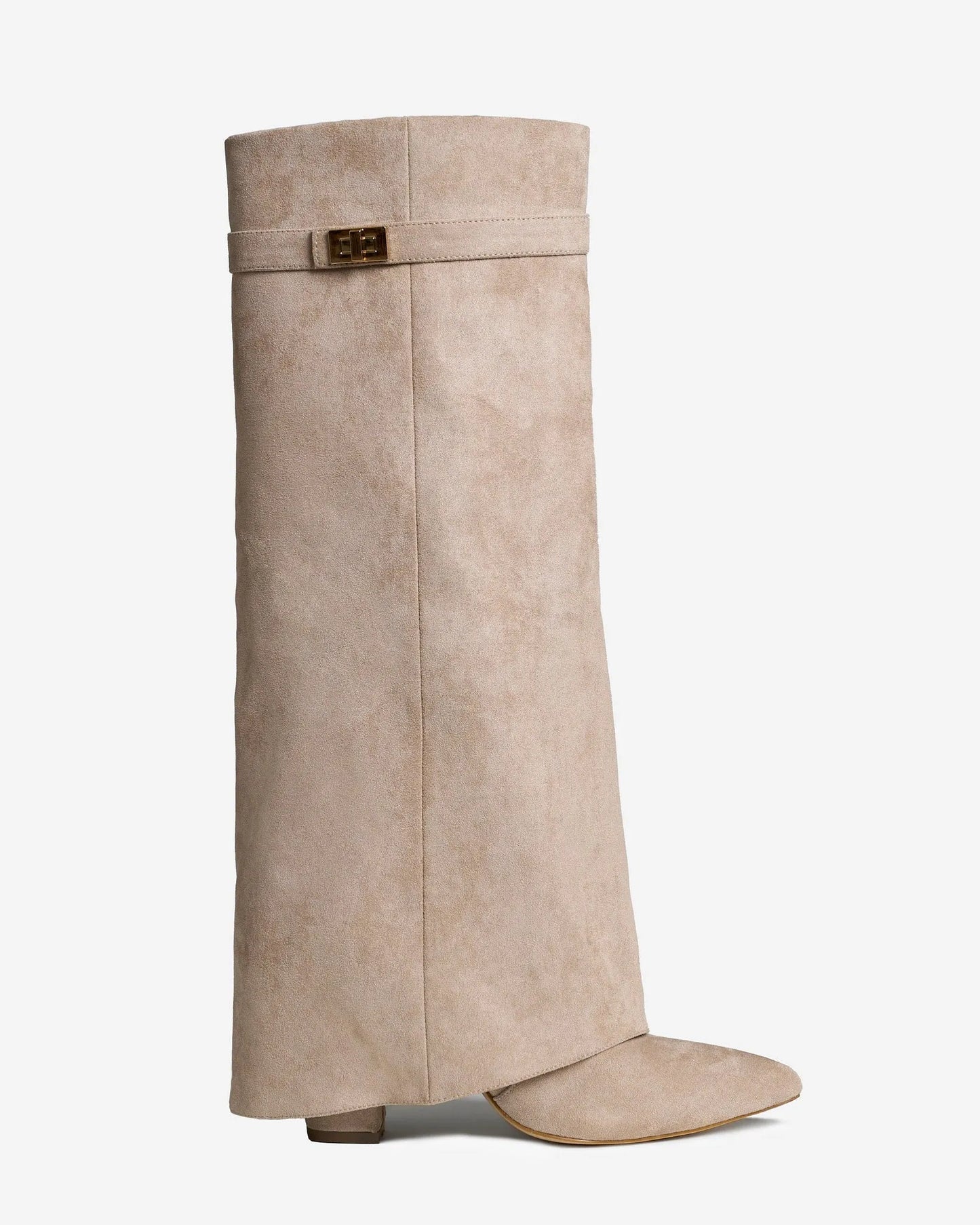 Women's Stylish Knee High Boots with Heeled Design
